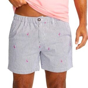 CHUBBIES - Seersucker Flamingo Shorts, Men’s Size XL, 5.5 Inseam, NWT
